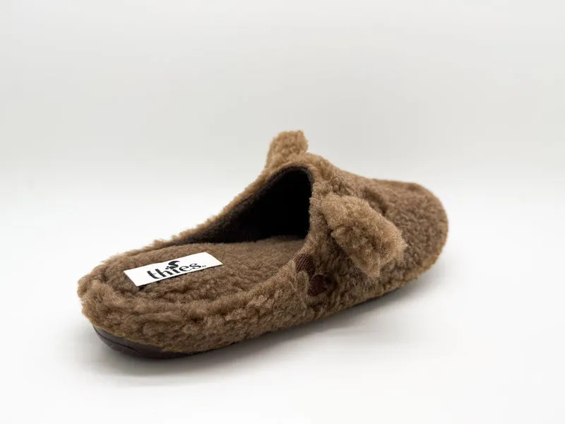thies 1856 ® Organic Bear Slipper vegan brown