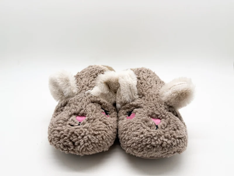 thies 1856 ® Organic Rabbit Slipper vegan taupe