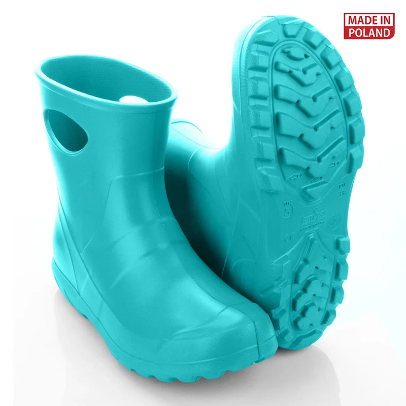 LEMIGO Damen Gummistiefel mit Filzeinlage Gartenstiefel 752