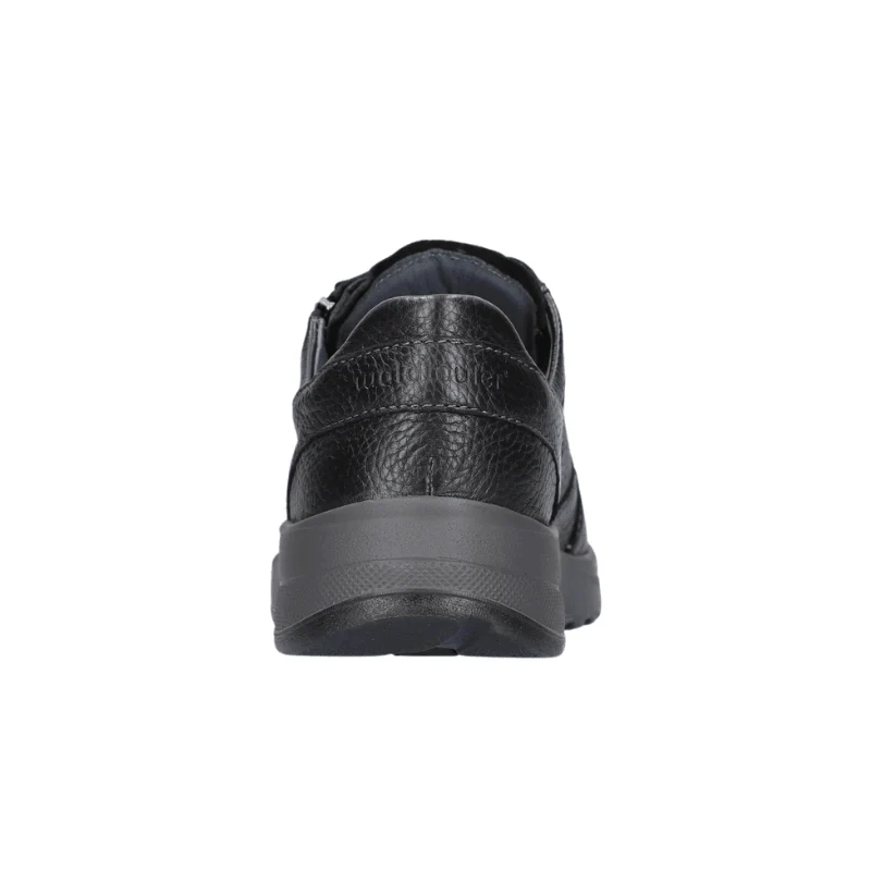 Waldläufer bred herresneaker - Sort