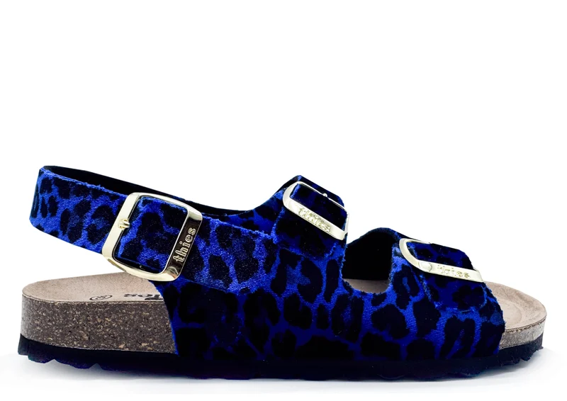 thies 1856 ® Rec Backstrap Leo Sandal vegan blue leo