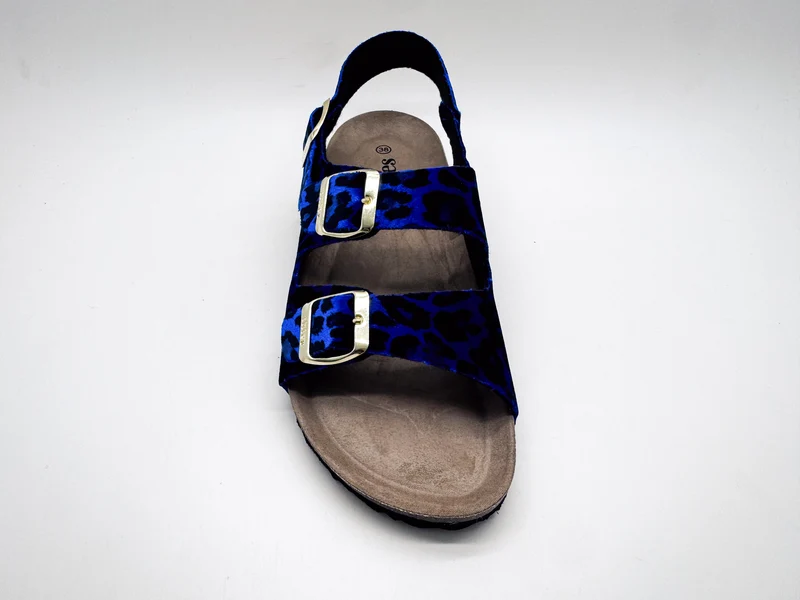thies 1856 ® Rec Backstrap Leo Sandal vegan blue leo