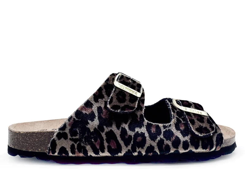 thies 1856 ® Rec Velvet Leo Sandal vegan beige leo