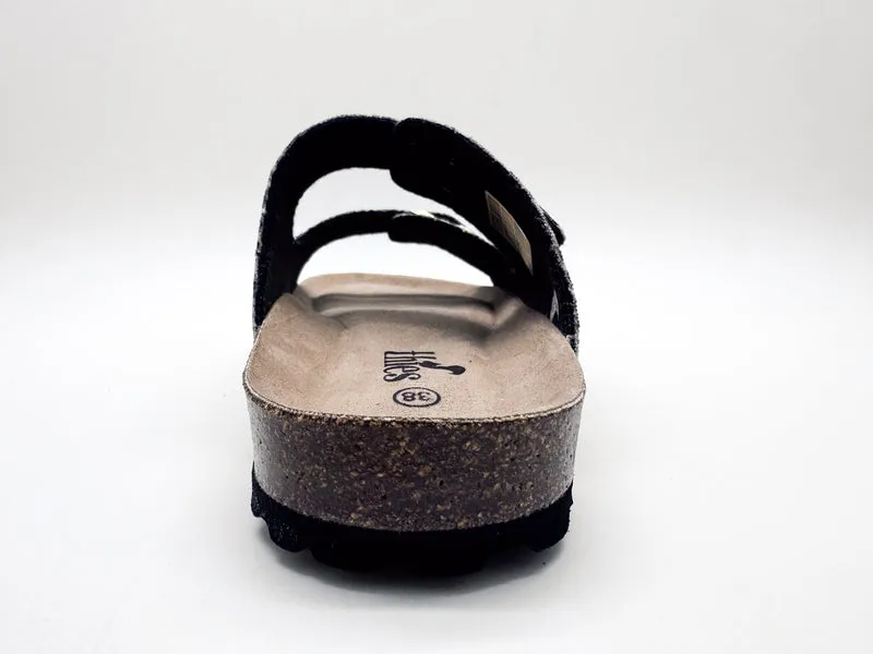 thies 1856 ® Rec Velvet Leo Sandal vegan beige leo