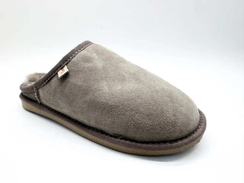 thies 1856 ® Comfozy Sheepskin Slipper elephant grey