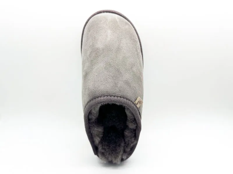 thies 1856 ® Comfozy Sheepskin Slipper elephant grey