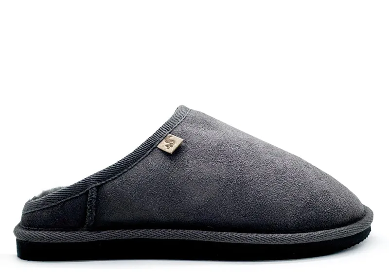 thies 1856 ® Comfozy Sheepskin Slipper dark grey
