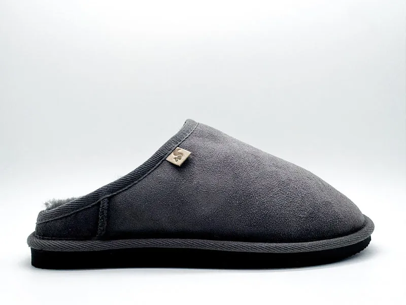 thies 1856 ® Comfozy Sheepskin Slipper dark grey