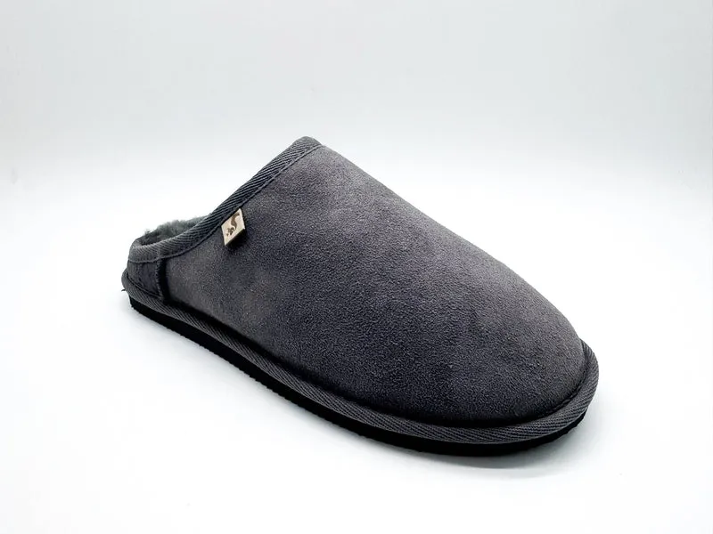 thies 1856 ® Comfozy Sheepskin Slipper dark grey