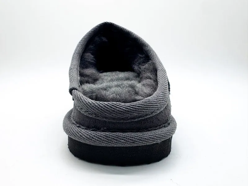 thies 1856 ® Comfozy Sheepskin Slipper dark grey