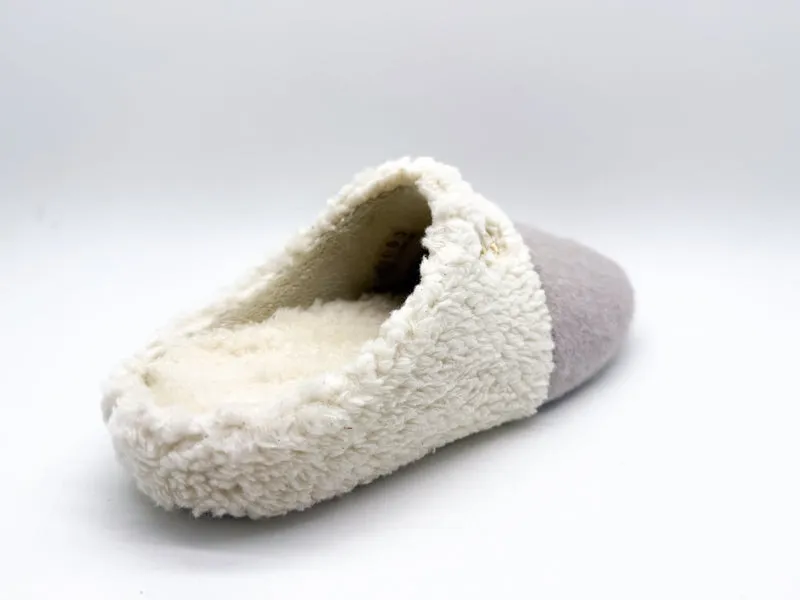 thies 1856 ® Organic Teddy Mix Slipper vegan taupe
