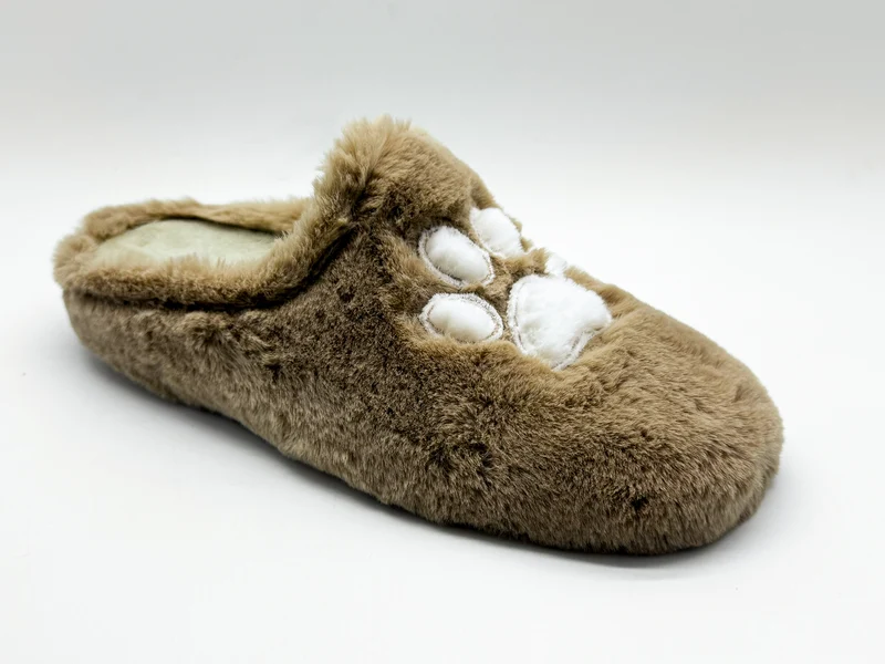 thies 1856 ® Rec Paw Slipper vegan camel