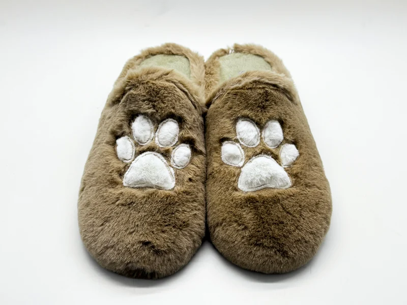 thies 1856 ® Rec Paw Slipper vegan camel