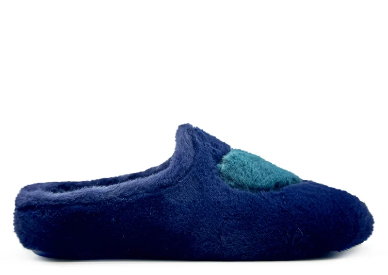 thies 1856 ® Rec Heart Slipper vegan navy love