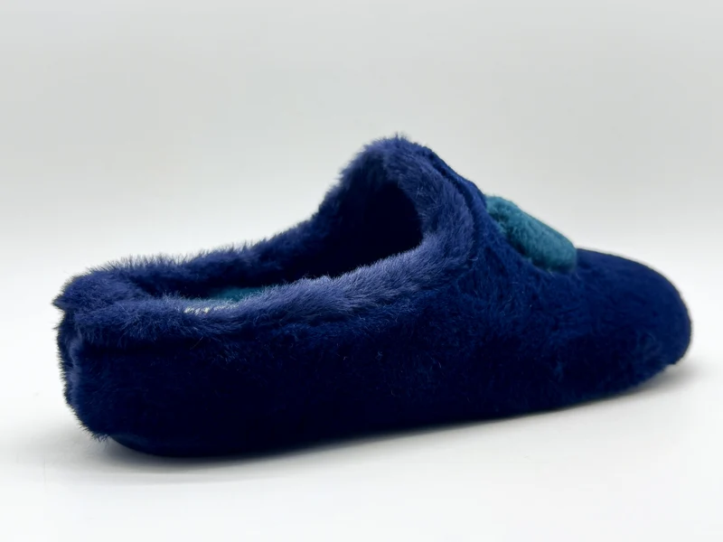 thies 1856 ® Rec Heart Slipper vegan navy love