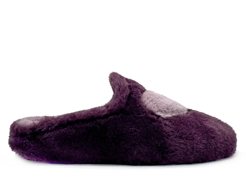 thies 1856 ® Rec Heart Slipper vegan bordeaux love