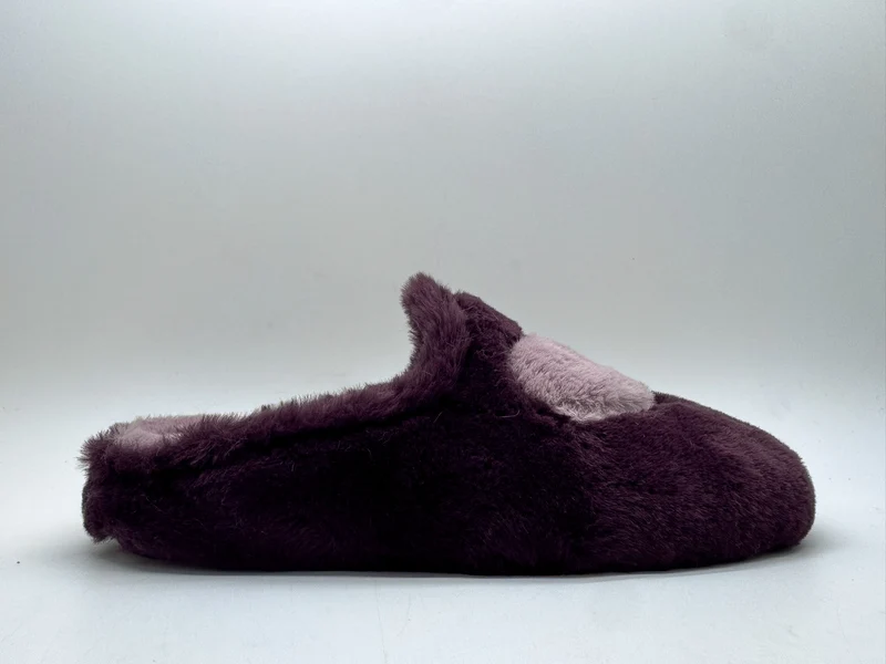 thies 1856 ® Rec Heart Slipper vegan bordeaux love