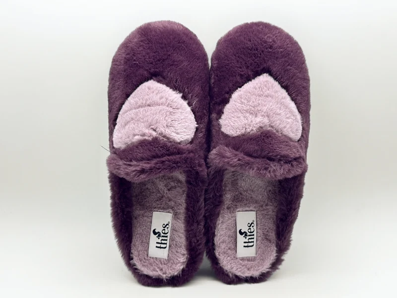 thies 1856 ® Rec Heart Slipper vegan bordeaux love