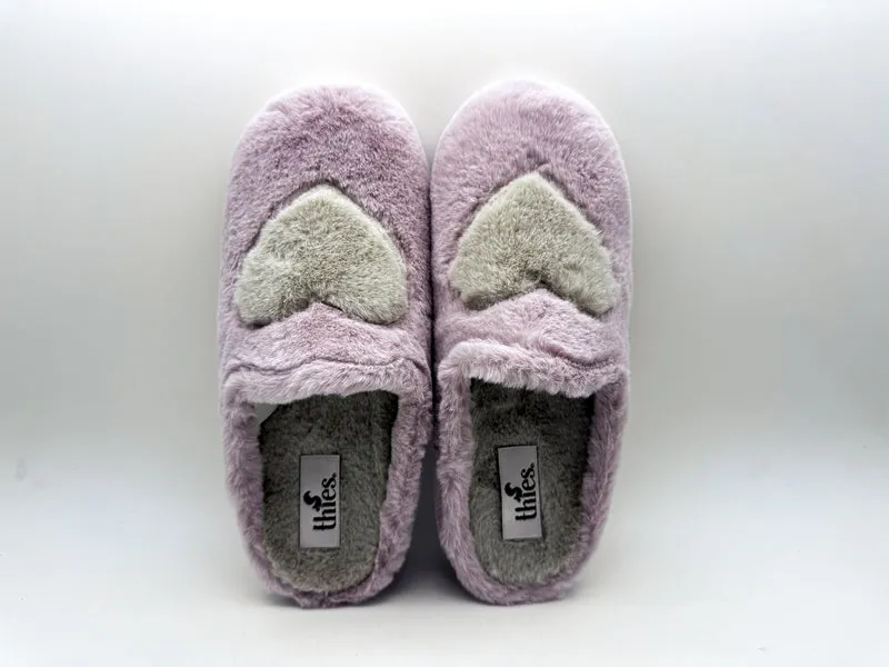 thies 1856 ® Rec Heart Slipper vegan pale rose love