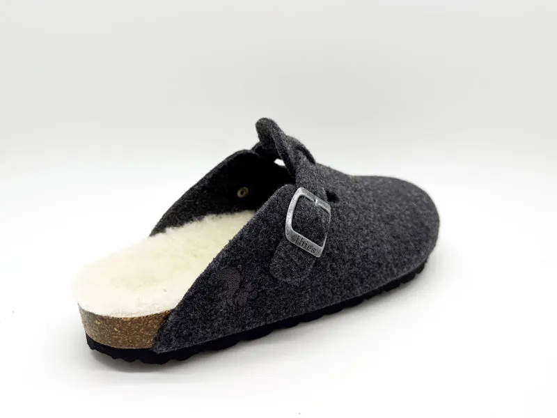 thies 1856 ® Recycled Wool Clog dark grey