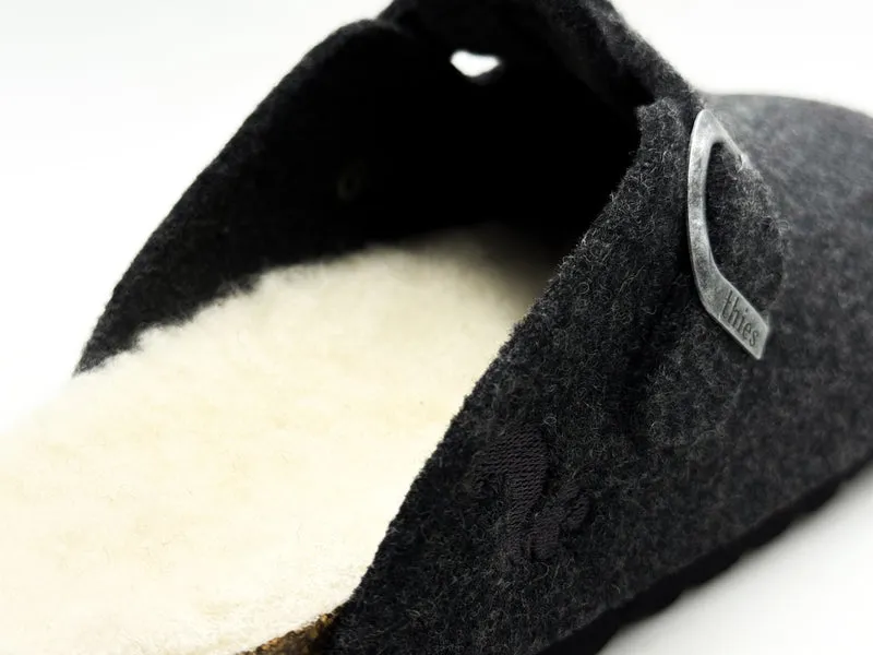 thies 1856 ® Recycled Wool Clog dark grey