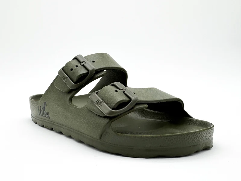 thies 1856 ® Ecofoam Sandal vegan olive