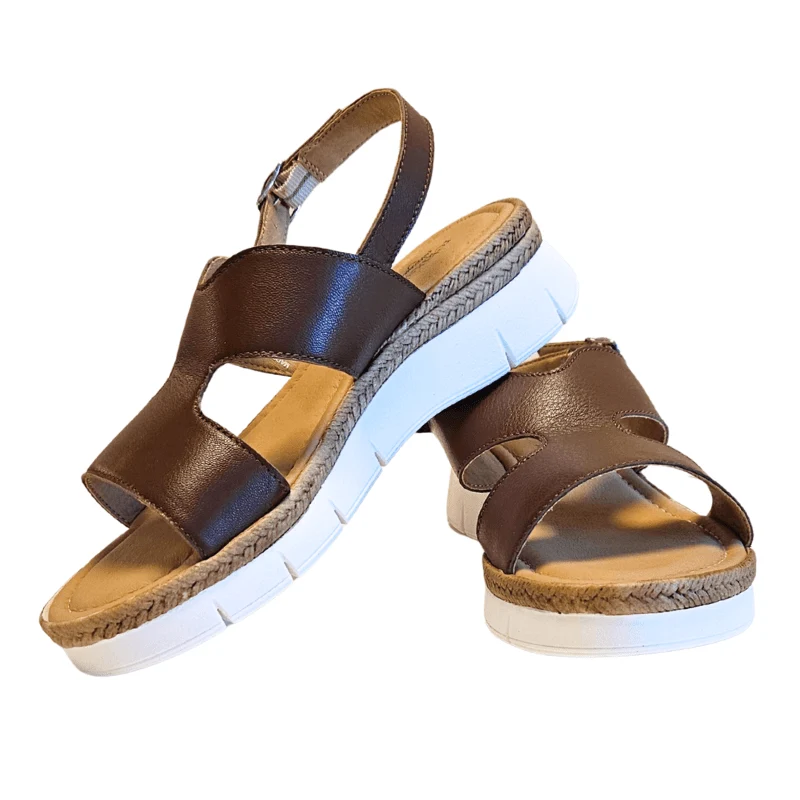 Relaxshoe damesandal - Brun