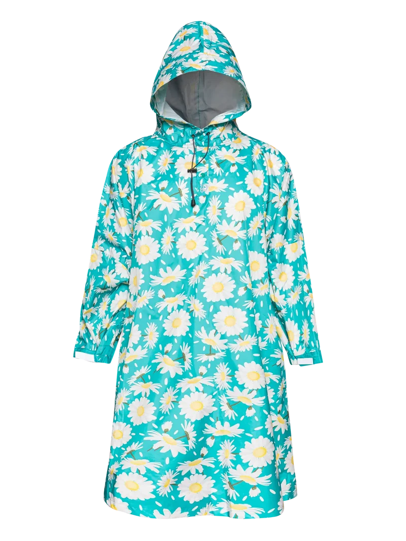 Lustiger Regenmantel Sommer-Gänseblümchen
