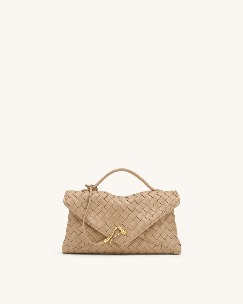 Celeste Gewebte Umschlagtasche - Khaki