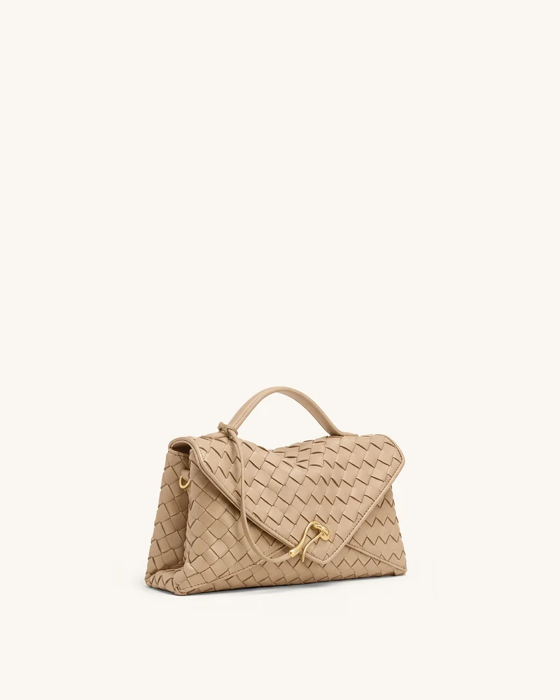 Celeste Gewebte Umschlagtasche - Khaki