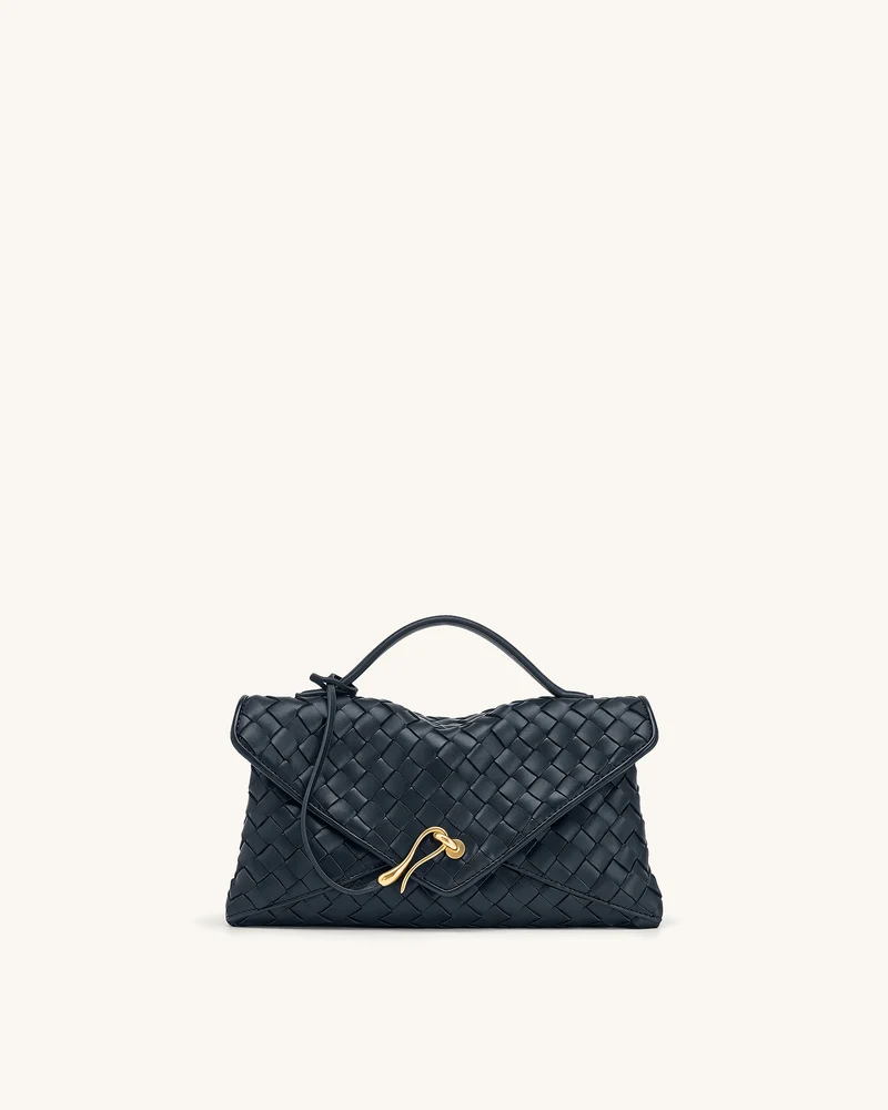 Celeste Gewebte Umschlagtasche - Marineblau