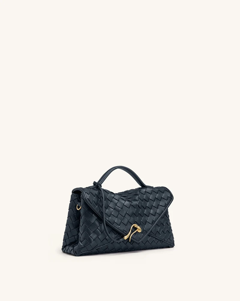 Celeste Gewebte Umschlagtasche - Marineblau