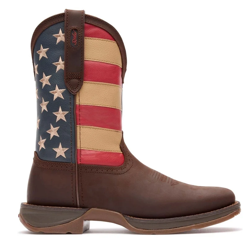 Durango Herren-Rebel-Stiefel | Brauner Union-Jack-Stiefel