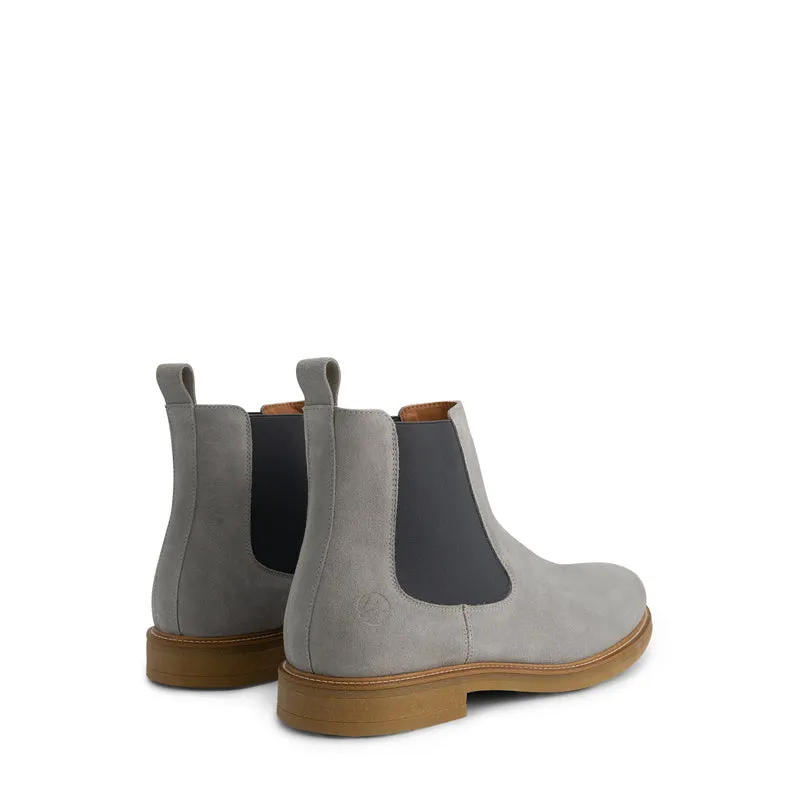 Ealing Herren - Chelsea-Boot - Wildleder - Grau