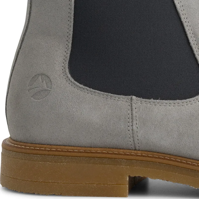 Ealing Herren - Chelsea-Boot - Wildleder - Grau