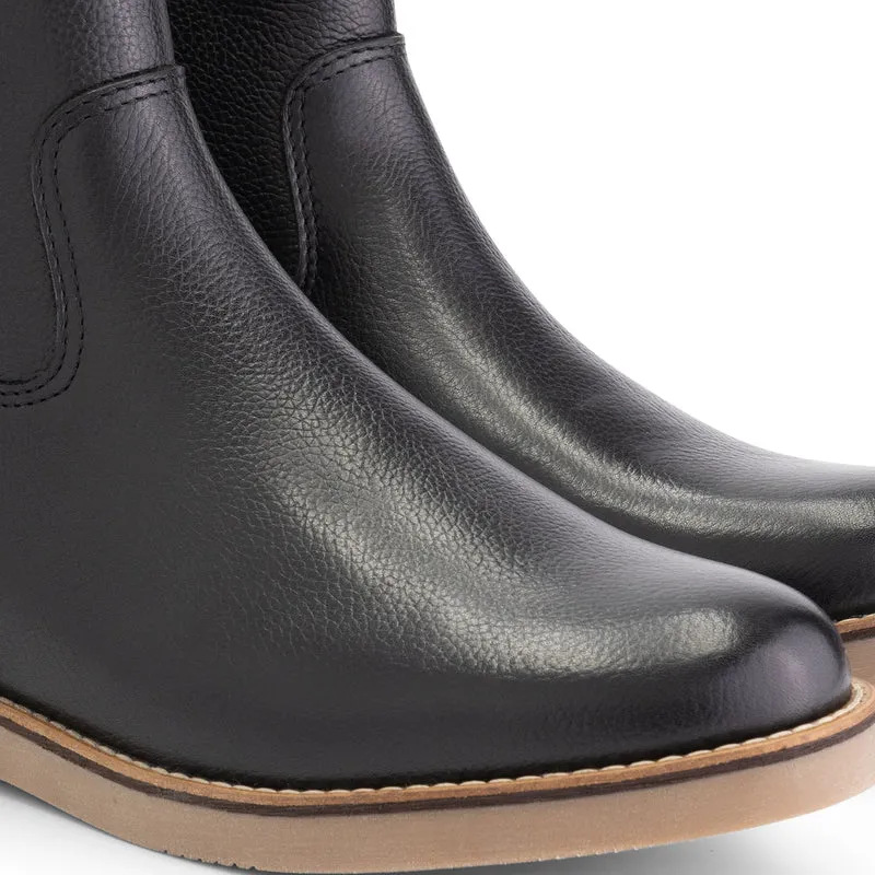 Castres Damen - Stiefelette - Leder - Schwarz