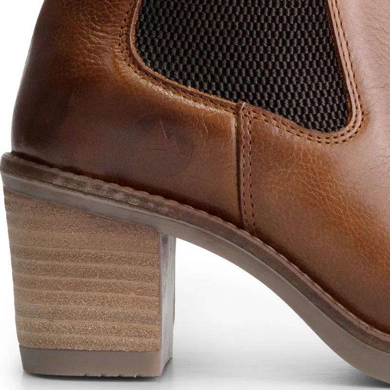 Ivry Damen – Chelsea-Stiefel – Cognac