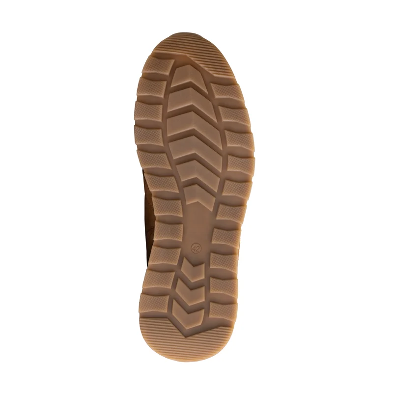 Newberry Herren - Sneaker - Canvas und Wildleder - Cognac