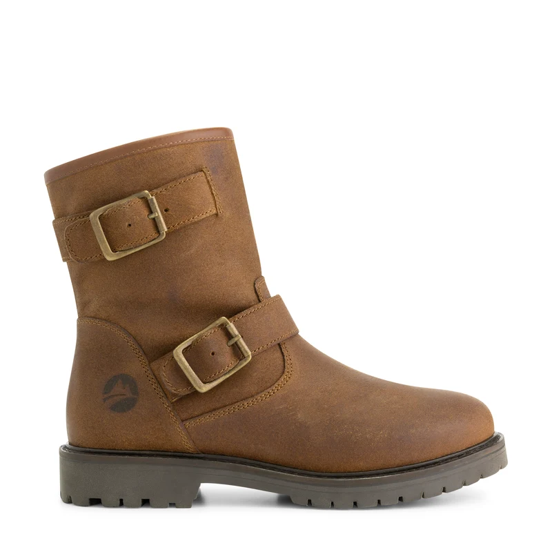 Vattrup Damen – Stiefel – Wildleder – Cognac