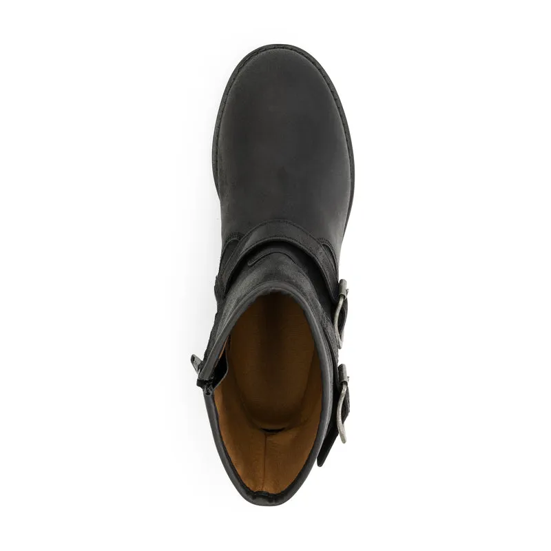 Vattrup Damen – Stiefel – Wildleder – Schwarz