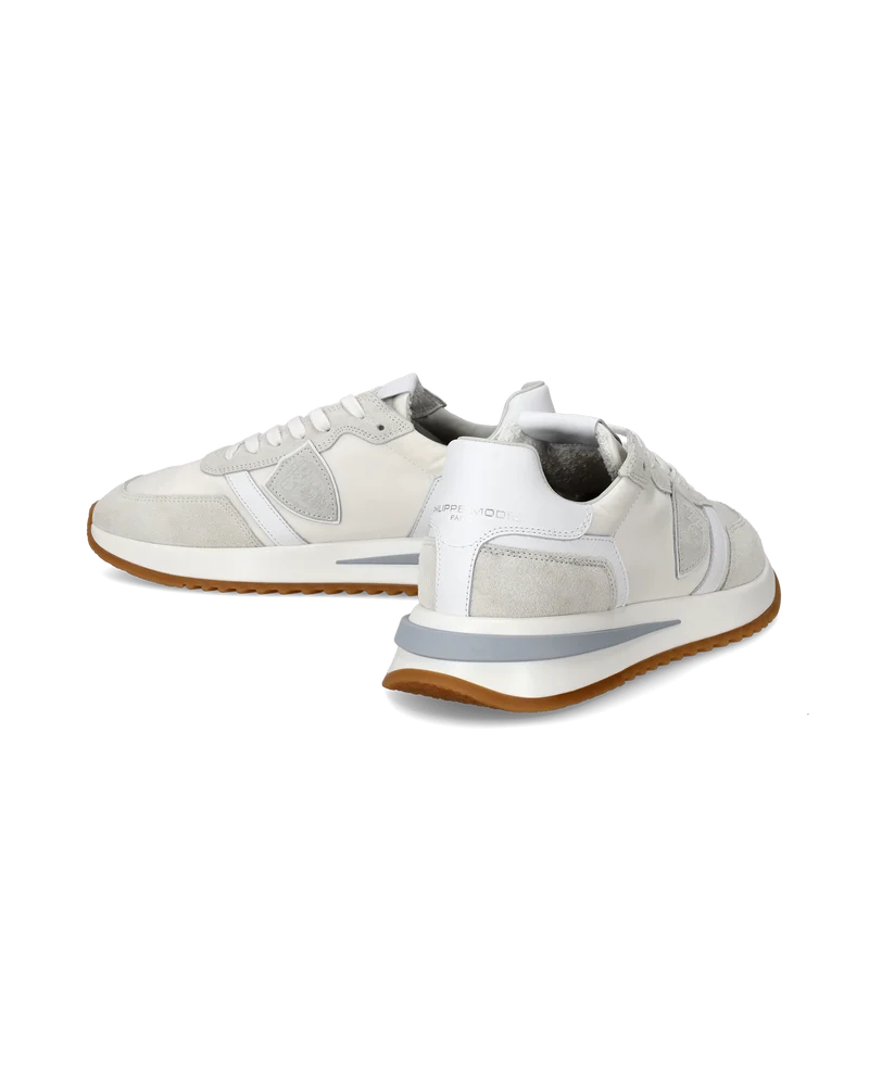 Men's Tropez 2.1 Low-Top Sneakers in Nylon And Leather, White