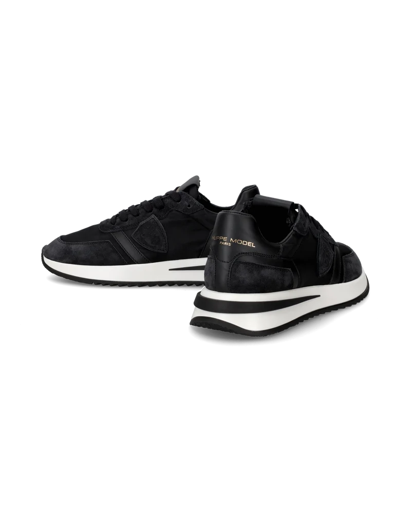 Women's Tropez 2.1 Low-Top Sneakers in Nylon And Leather, Black