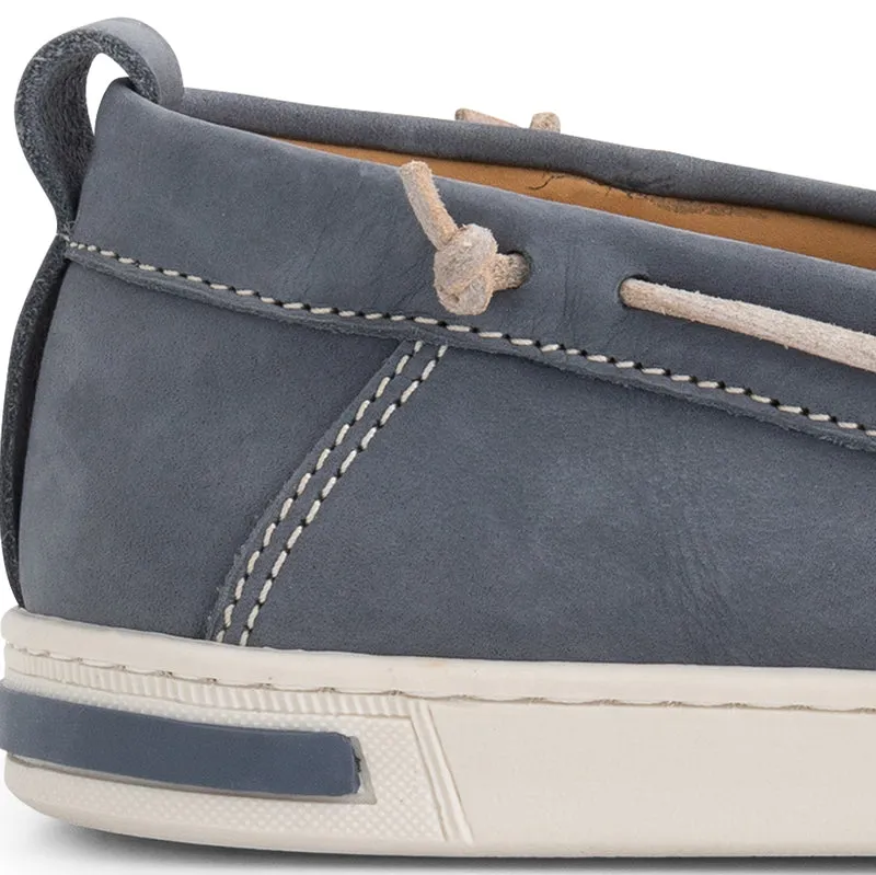 Falmouth Herren - Bootsschuhe - Nubuk - Blau