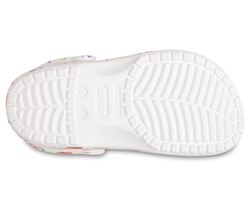 CROCS Klassischer Einhorn-Clog für Kinder – Weiß