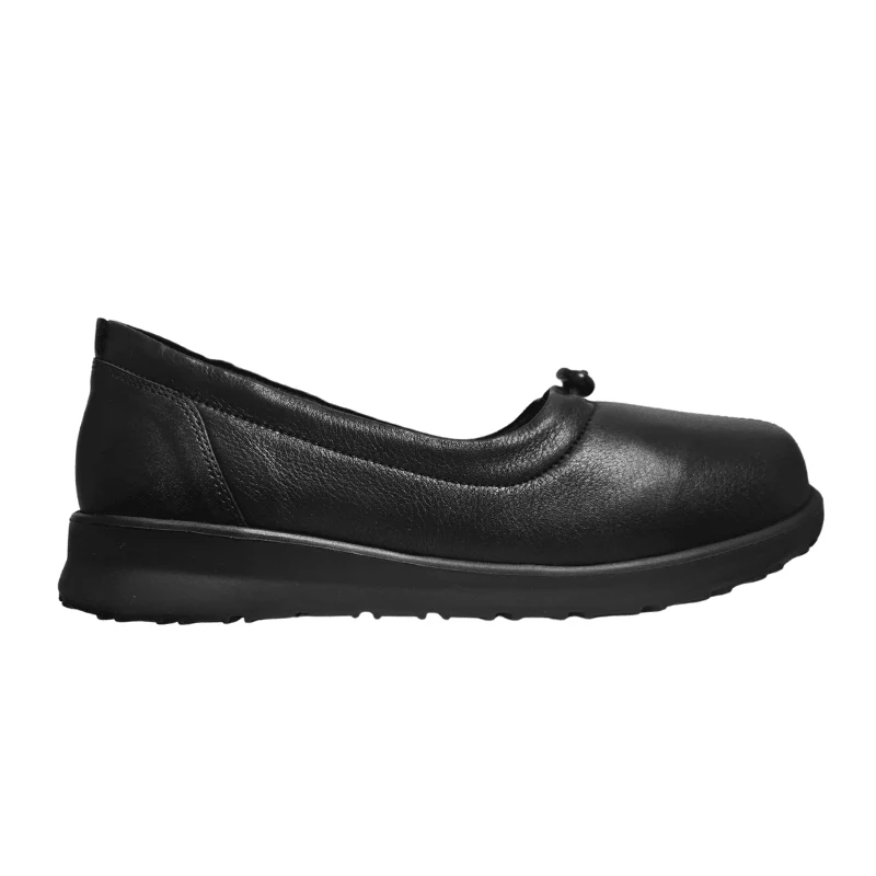 New Feet ballerina - Sort læder