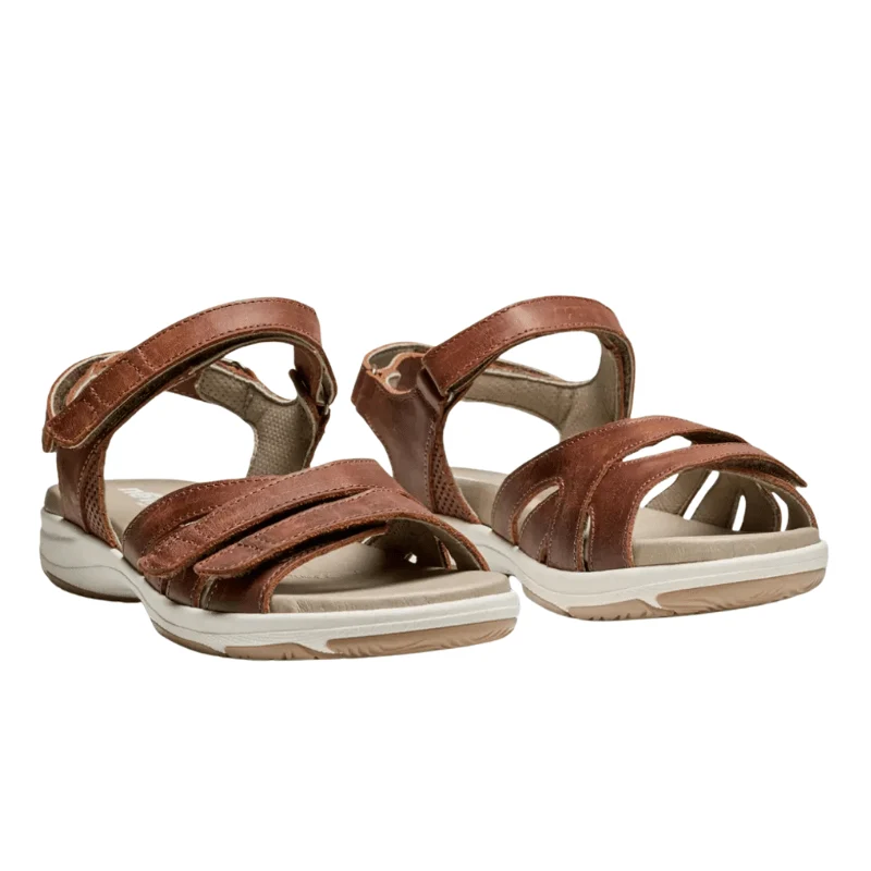 New Feet bred damesandal - Brun