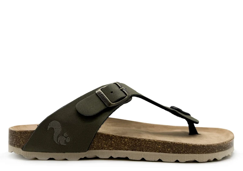 thies 1856 ® Eco Bio Thong Sandal vegan seaweed