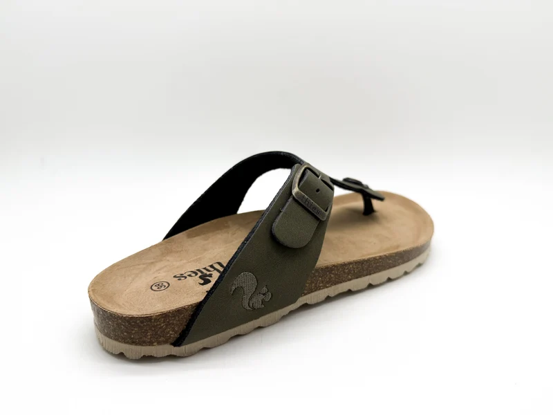 thies 1856 ® Eco Bio Thong Sandal vegan seaweed