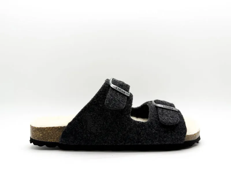 thies 1856 ® Recycled Wool Sandal dark grey