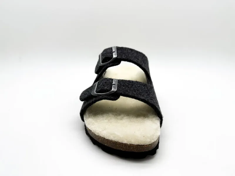 thies 1856 ® Recycled Wool Sandal dark grey